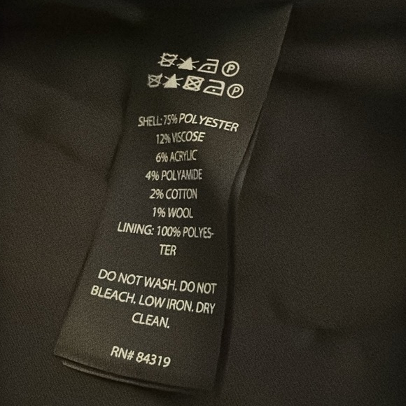 RACHEL ZOE Black White Plaid Jacket Silver Buttons Work Party Preppy Size M - Picture 6 of 6